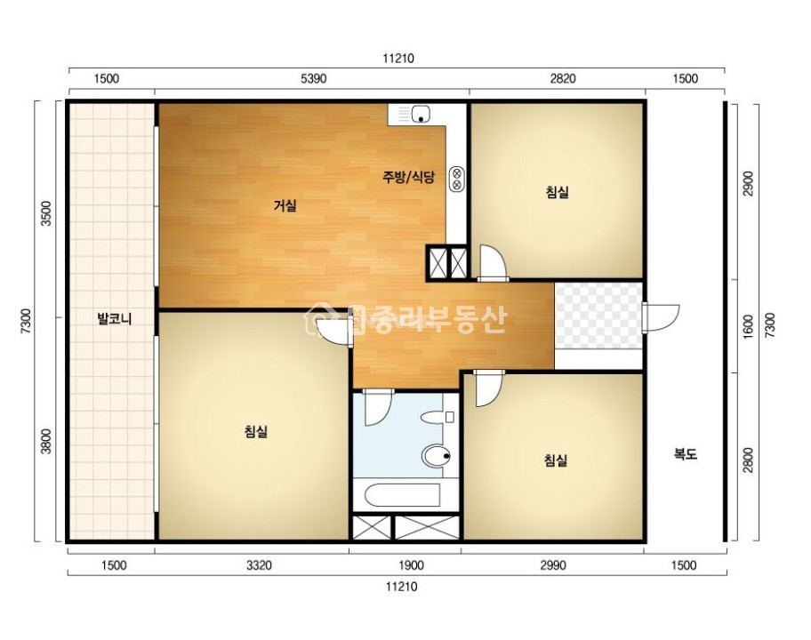 경북 칠곡군 석적읍 중리 141 (3공단부영아파트) 110동 깔끔한 기본형. 조용한 뒷동. 빠른 입주가능 매매 매물번호 10429 사진 1
